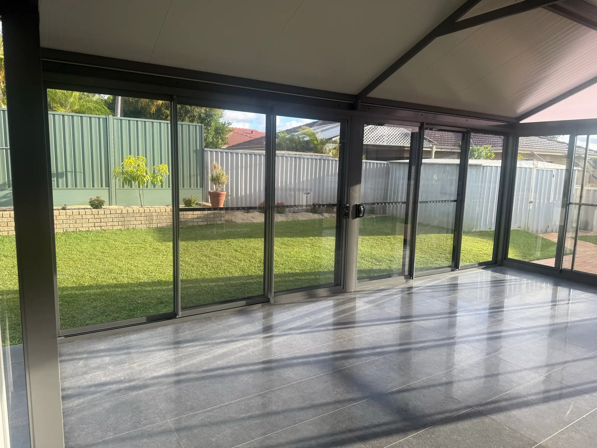 Glass for sliding doors